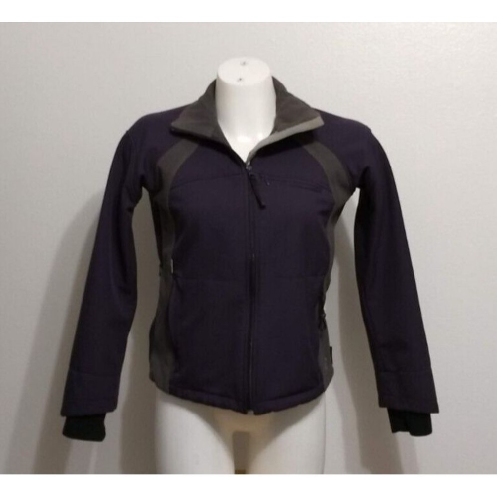 Columbia Women's Base TRX Convert Jacket Sz S Gray Purple Waterproof Breathable